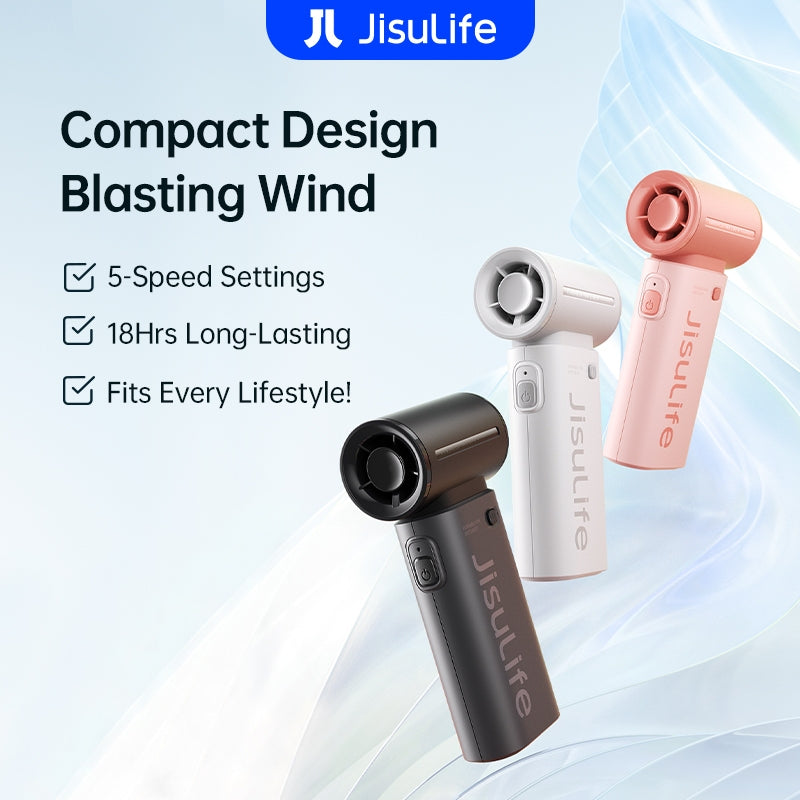 JISULIFE Handheld Fan Life9 Mini Portable Jet Fan 3600mAH/5000mAH