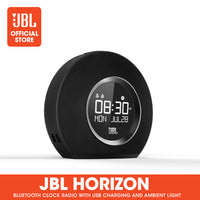 JBL Horizon Bluetooth® clock radio with USB charging and ambient light