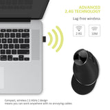 Delux M618 Plus Ergonomic Vertical Wireless Mouse